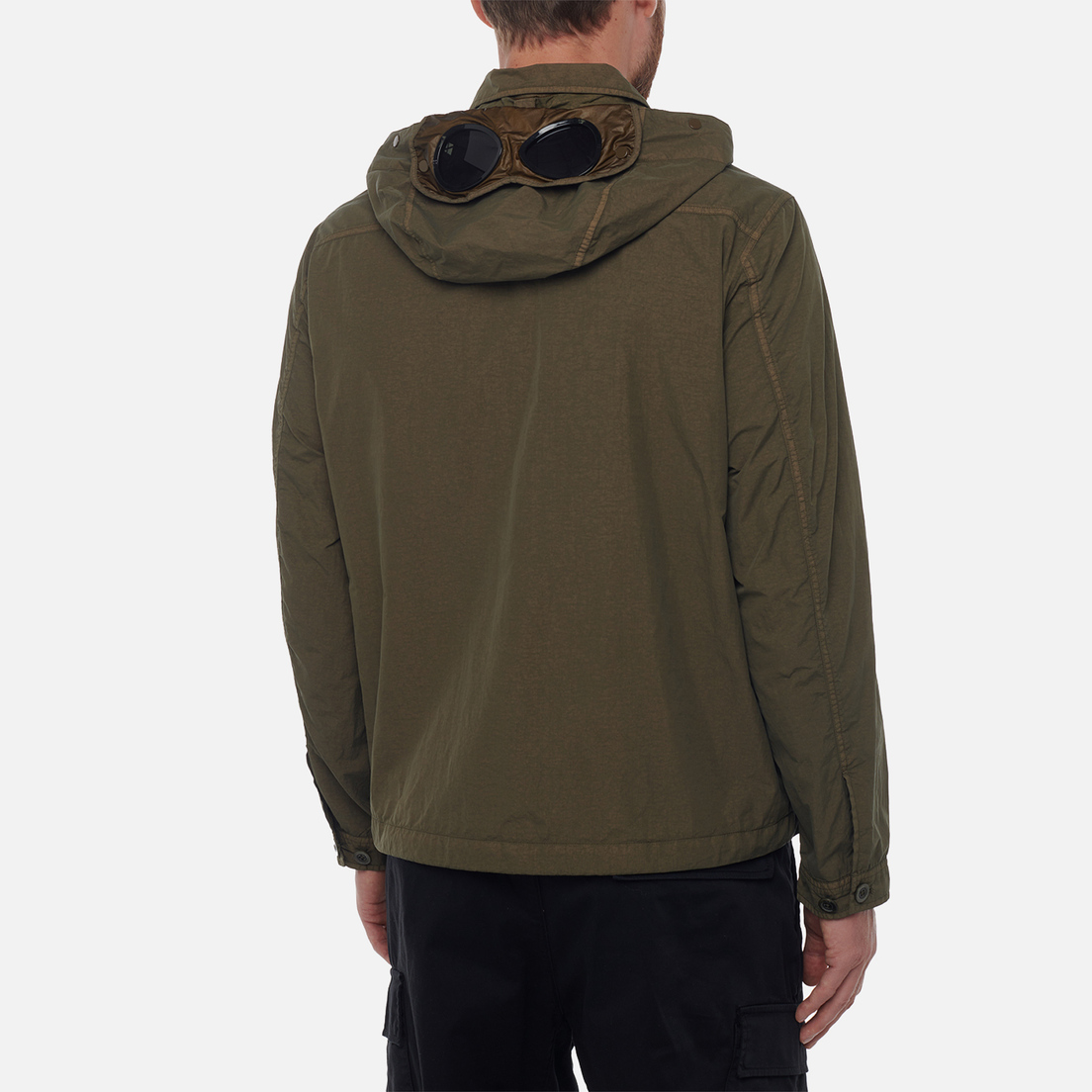 C.P. Company Мужская куртка ветровка Flatt Nylon Goggle Overshirt