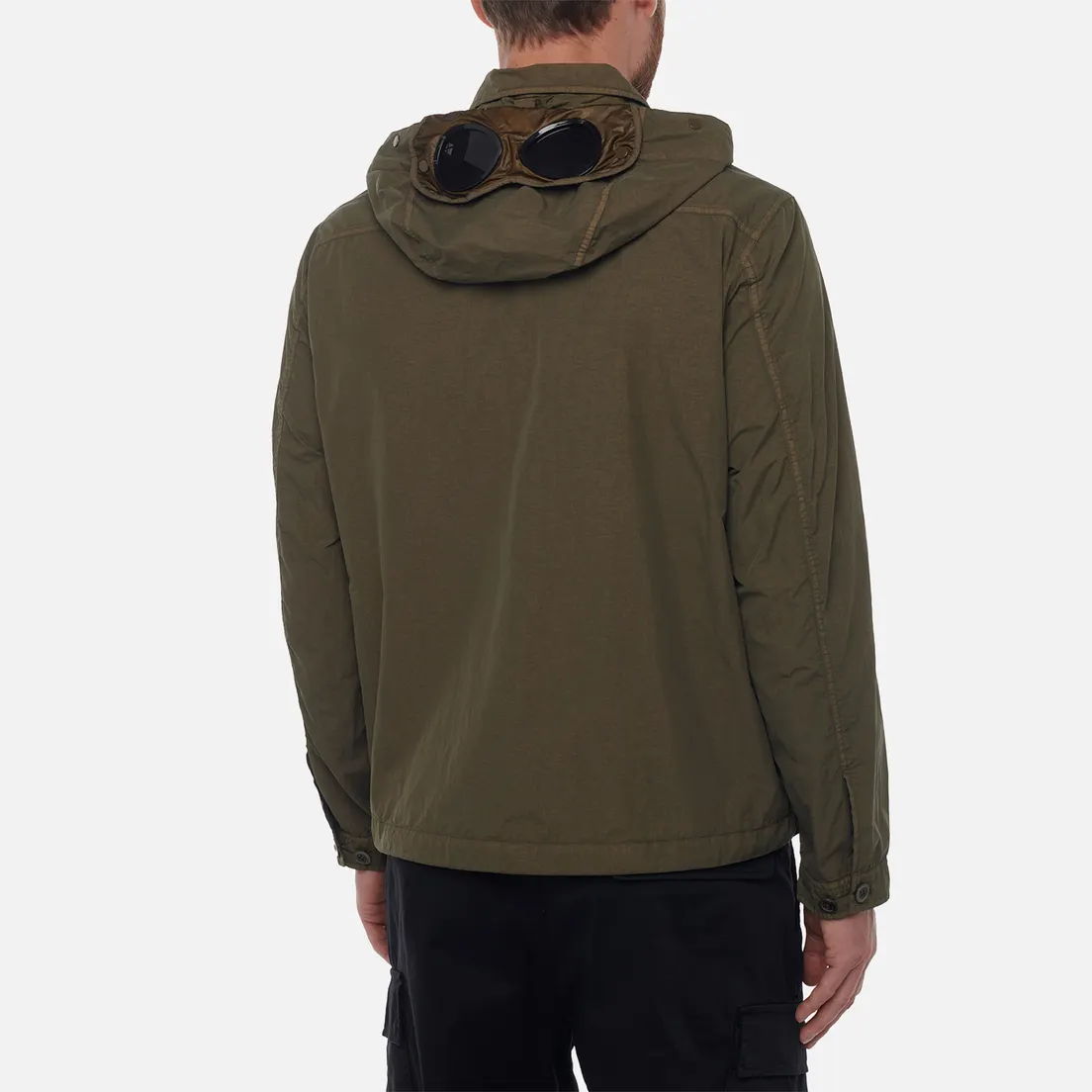C.P. Company Мужская куртка ветровка Flatt Nylon Goggle Overshirt