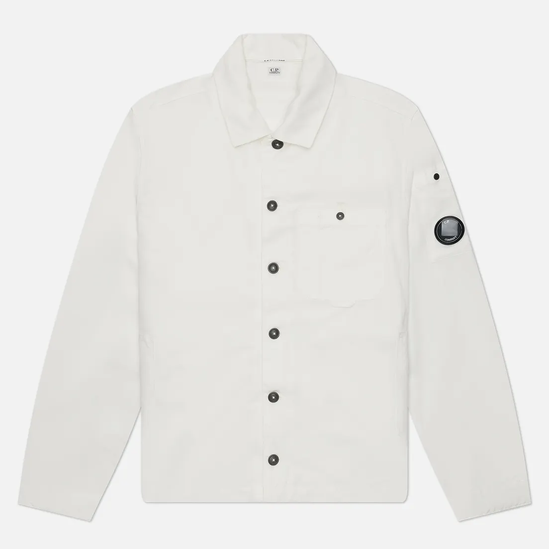 C.P. Company Мужская рубашка Cotton/Linen Lens Overshirt