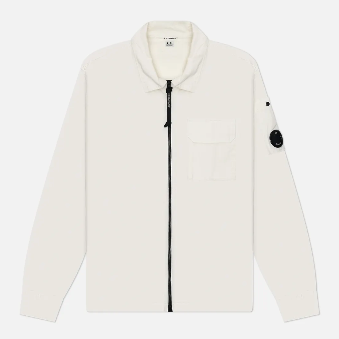 C.P. Company Мужская рубашка Organic Gabardine Full Zip Overshirt