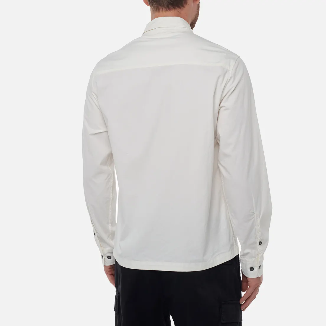 C.P. Company Мужская рубашка Organic Gabardine Full Zip Overshirt