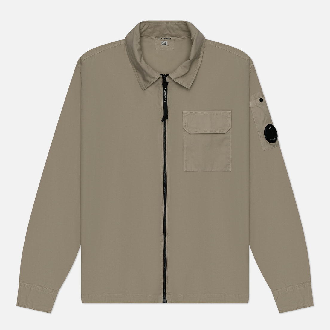 C.P. Company Мужская рубашка Organic Gabardine Full Zip Overshirt