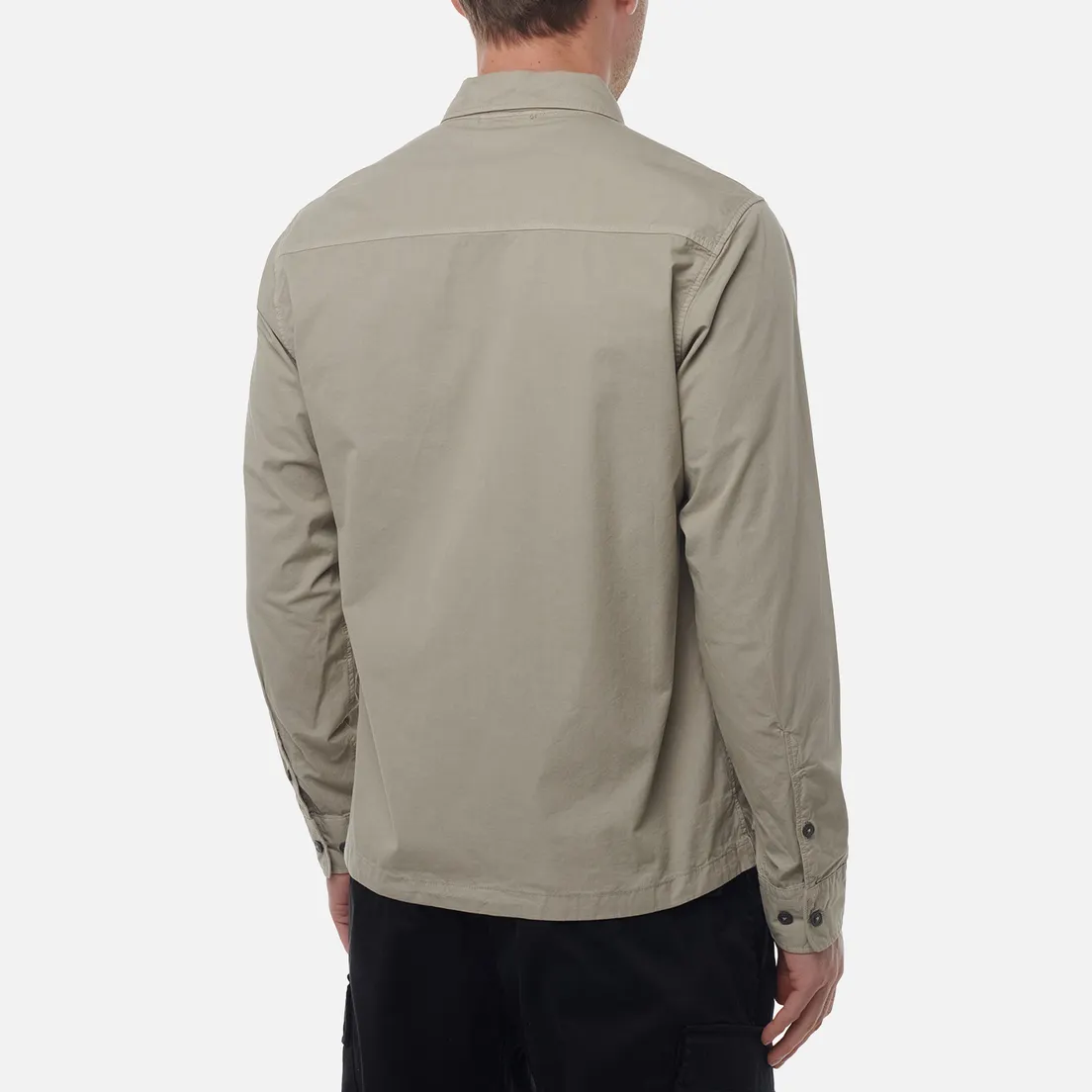 C.P. Company Мужская рубашка Organic Gabardine Full Zip Overshirt