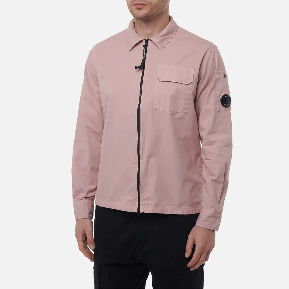 C.P. Company Мужская рубашка Organic Gabardine Full Zip Overshirt