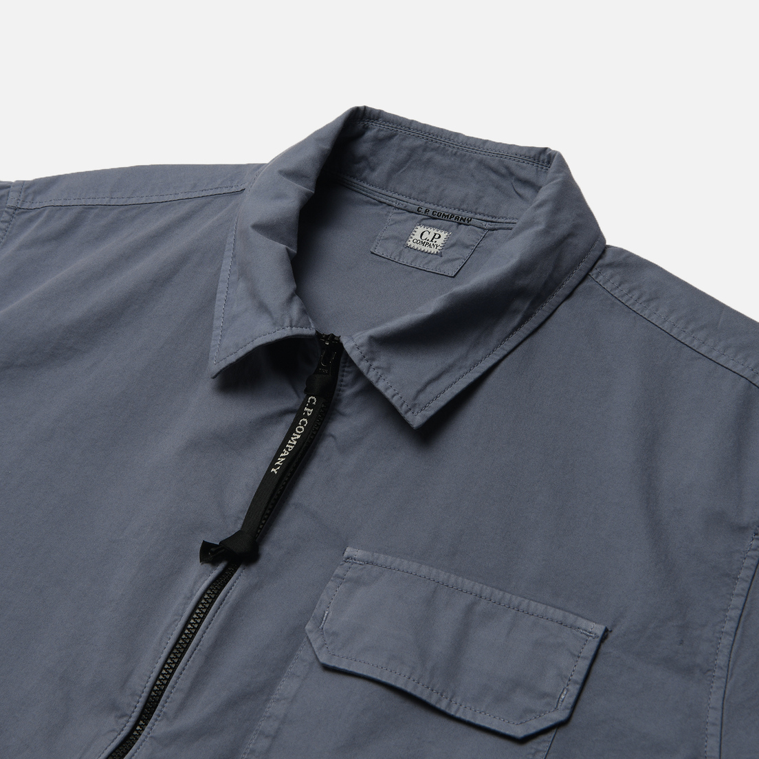 C.P. Company Мужская рубашка Organic Gabardine Full Zip Overshirt