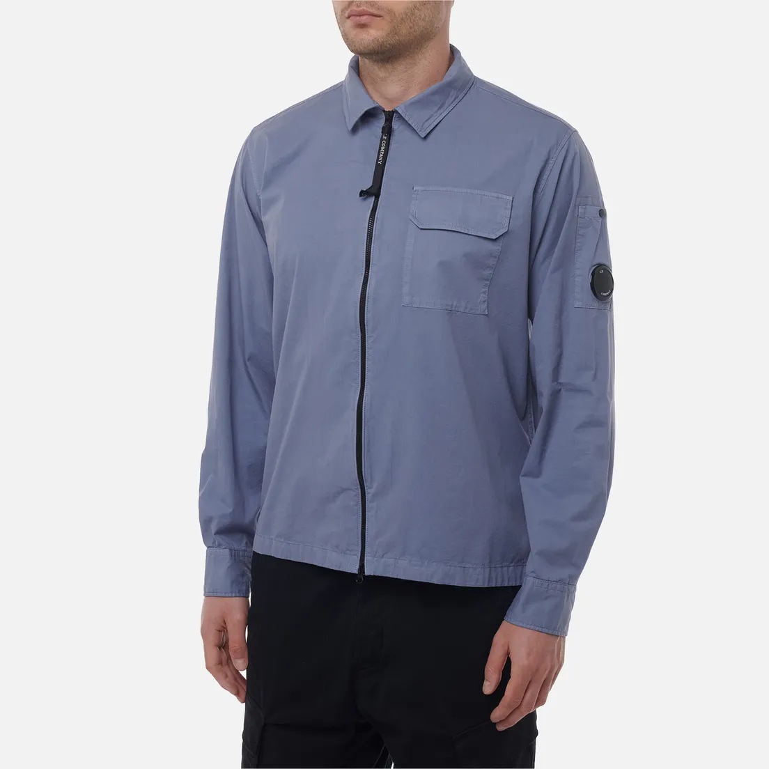C.P. Company Мужская рубашка Organic Gabardine Full Zip Overshirt