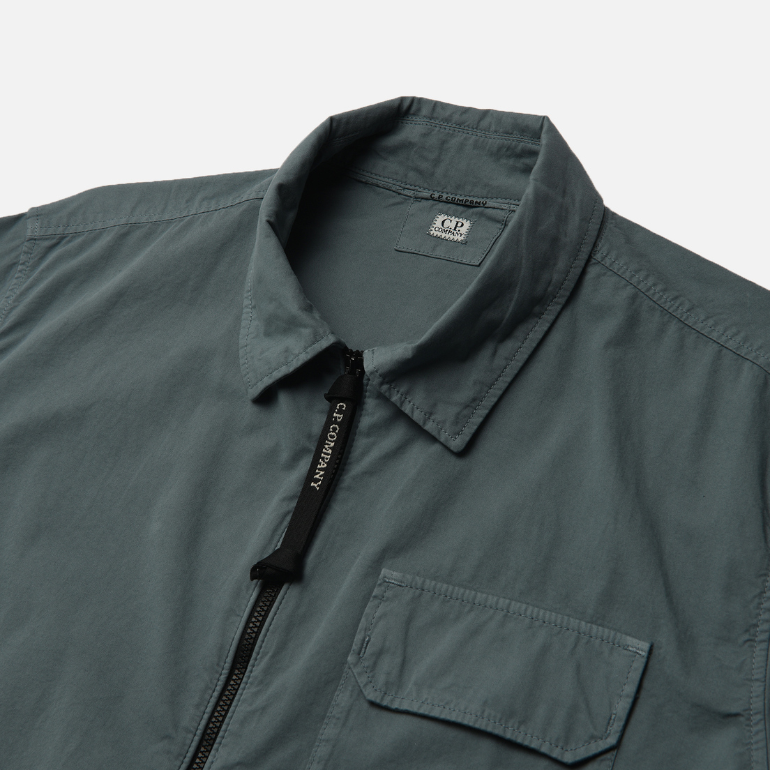 C.P. Company Мужская рубашка Organic Gabardine Full Zip Overshirt