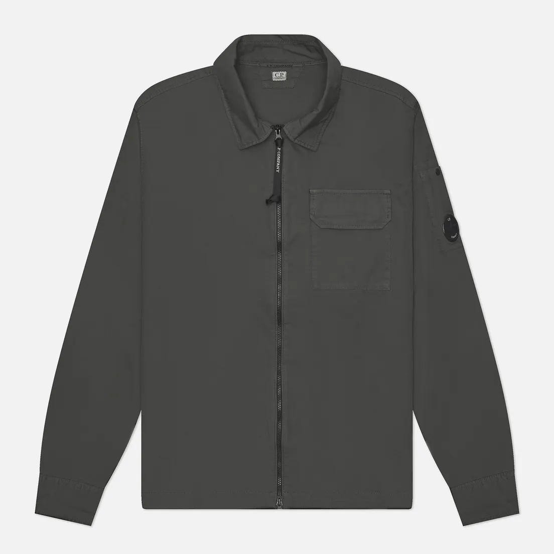 C.P. Company Мужская рубашка Organic Gabardine Full Zip Overshirt