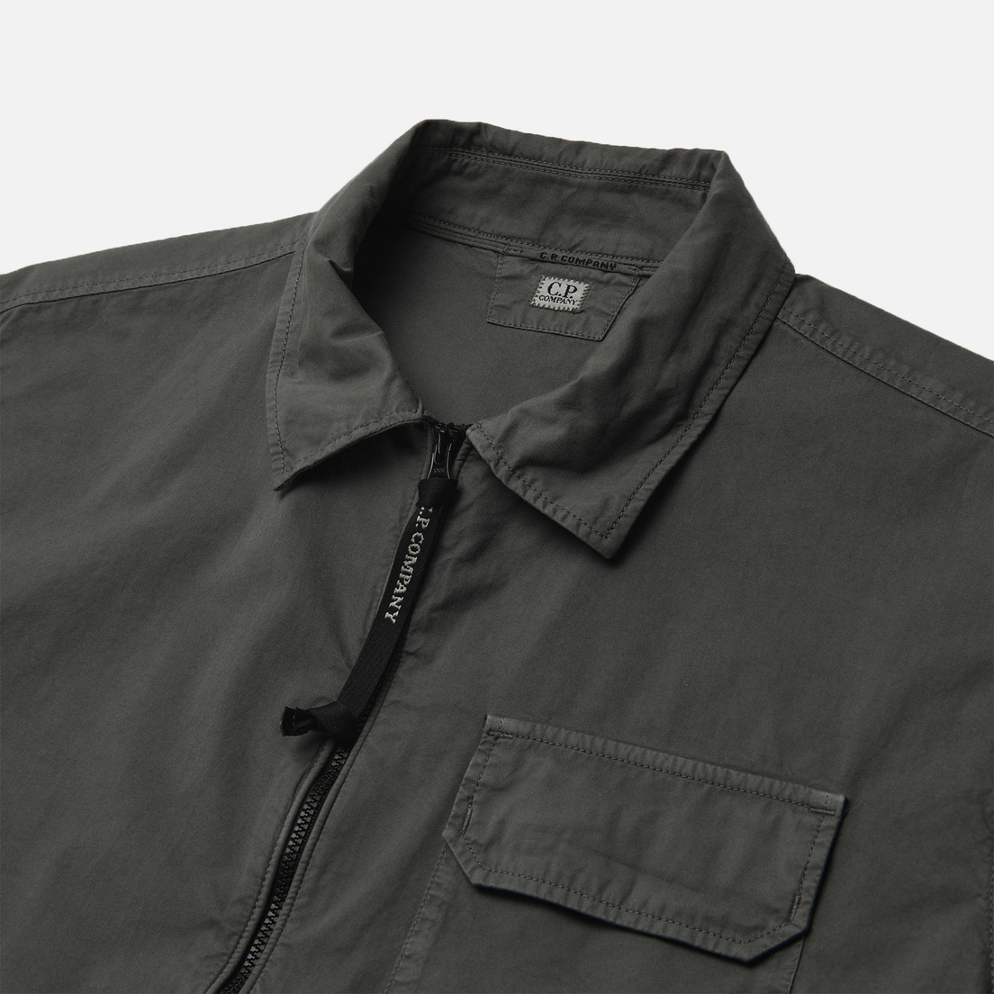 C.P. Company Мужская рубашка Organic Gabardine Full Zip Overshirt