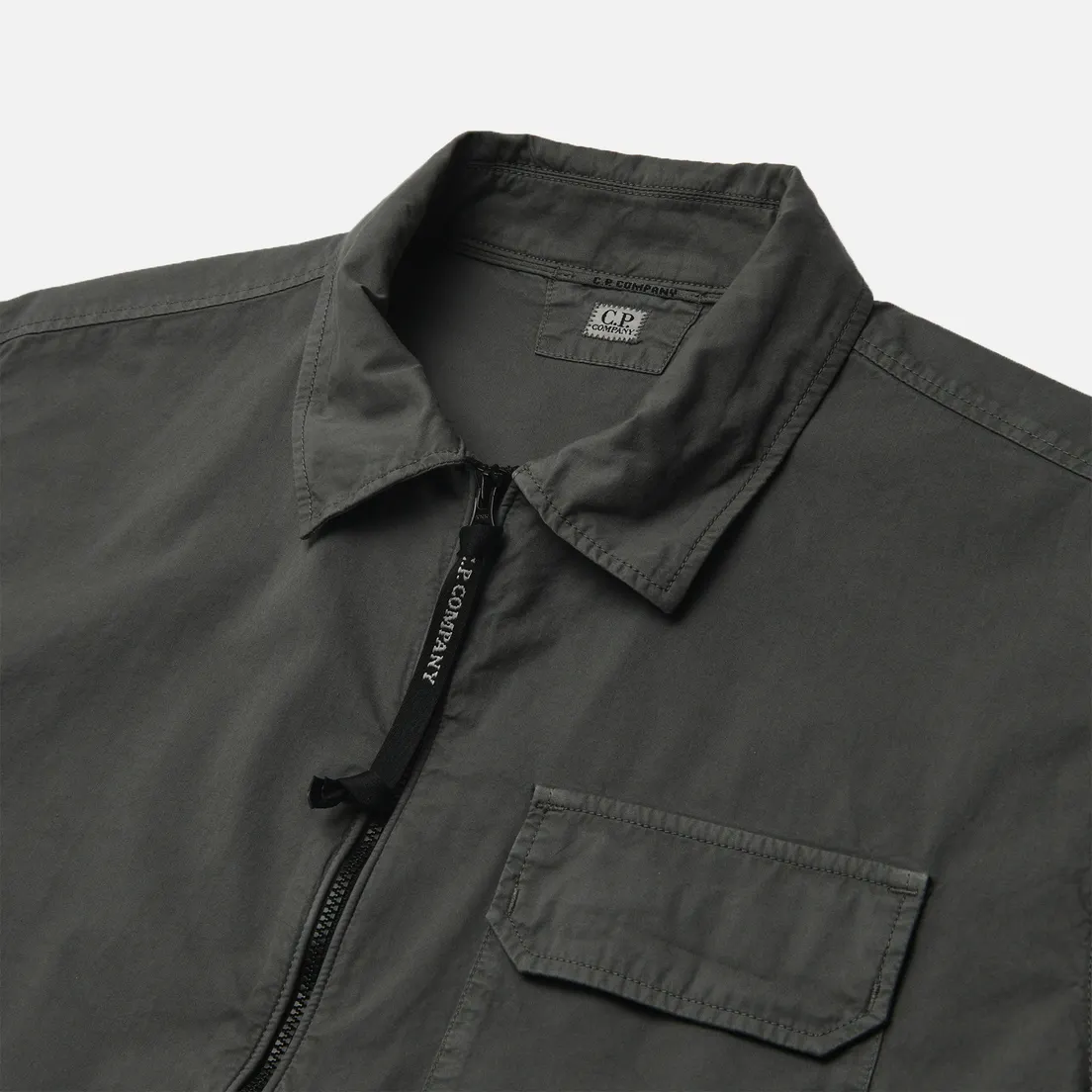 C.P. Company Мужская рубашка Organic Gabardine Full Zip Overshirt