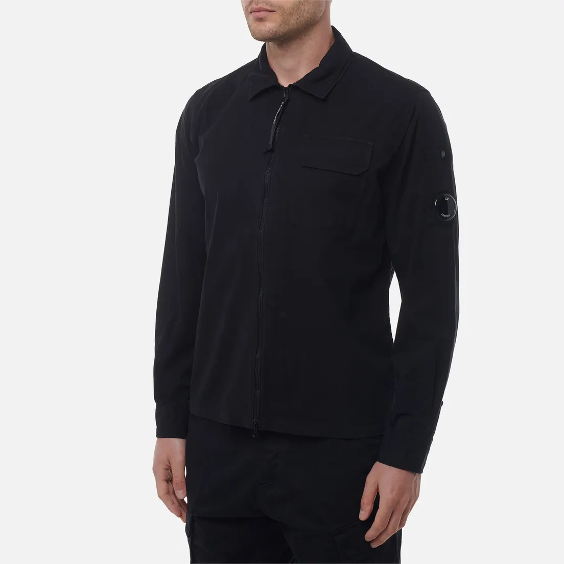 C.P. Company Мужская рубашка Organic Gabardine Full Zip Overshirt