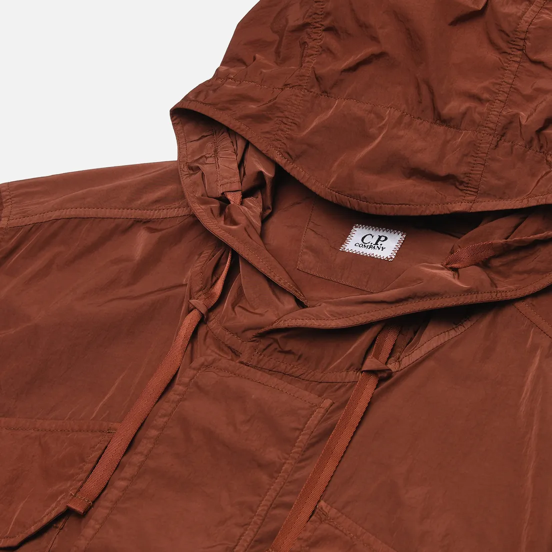 C.P. Company Мужская куртка ветровка Chrome-R Lens Hooded
