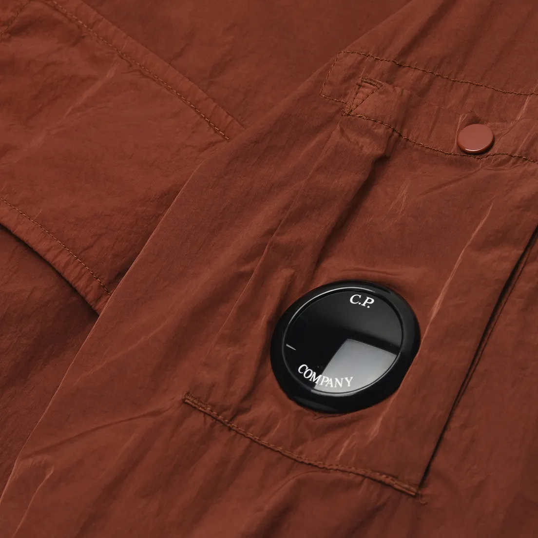 C.P. Company Мужская куртка ветровка Chrome-R Lens Hooded