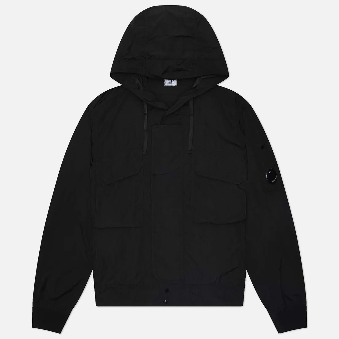 C.P. Company Мужская куртка ветровка Chrome-R Lens Hooded