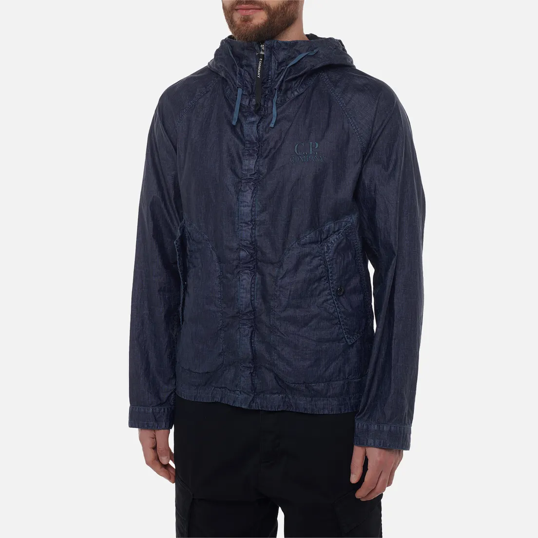 C.P. Company Мужская куртка ветровка Lino Wax Goggle