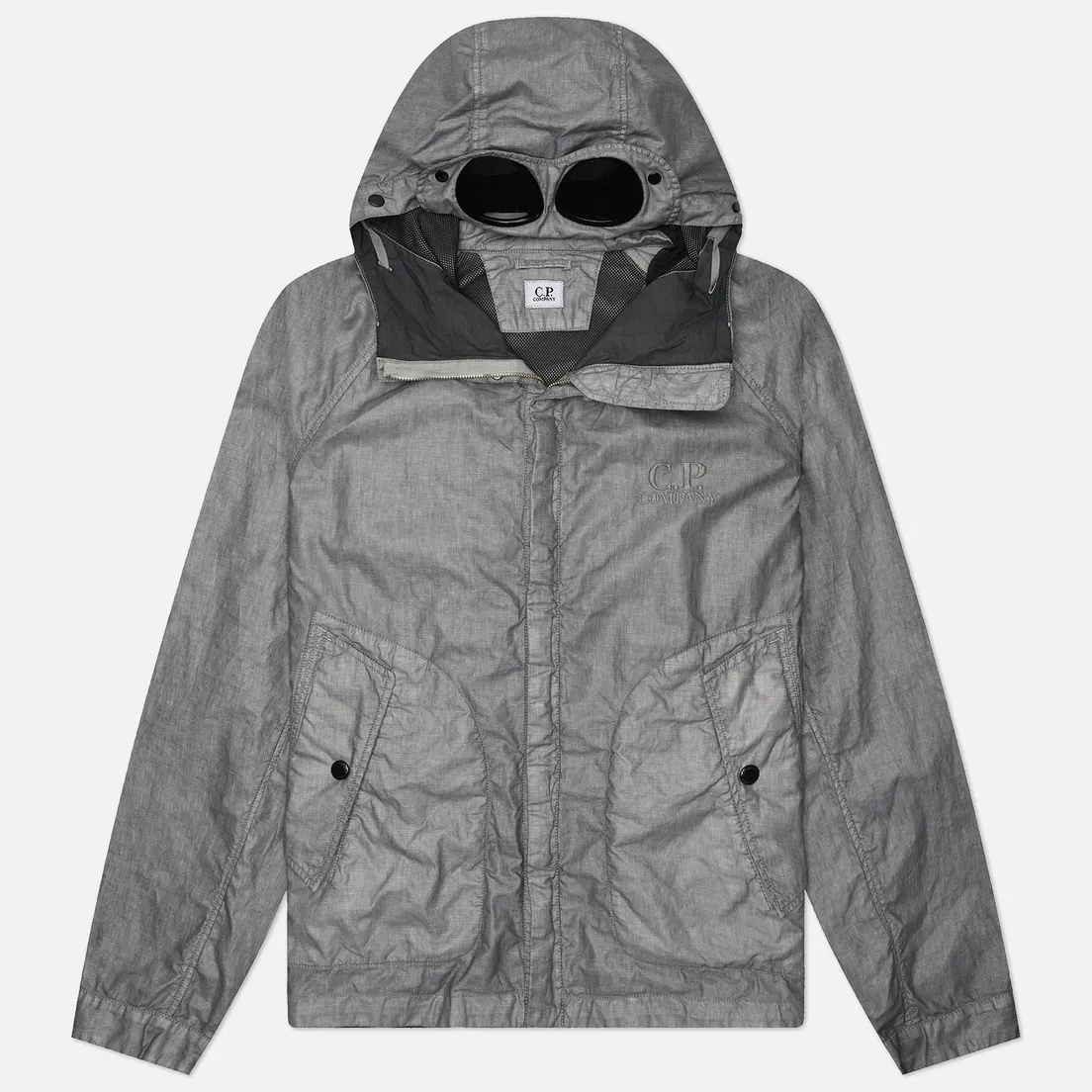 C.P. Company Мужская куртка ветровка Lino Wax Goggle