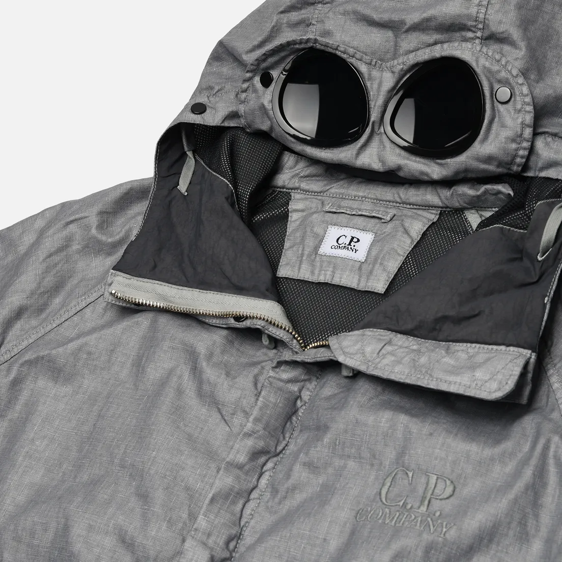 C.P. Company Мужская куртка ветровка Lino Wax Goggle