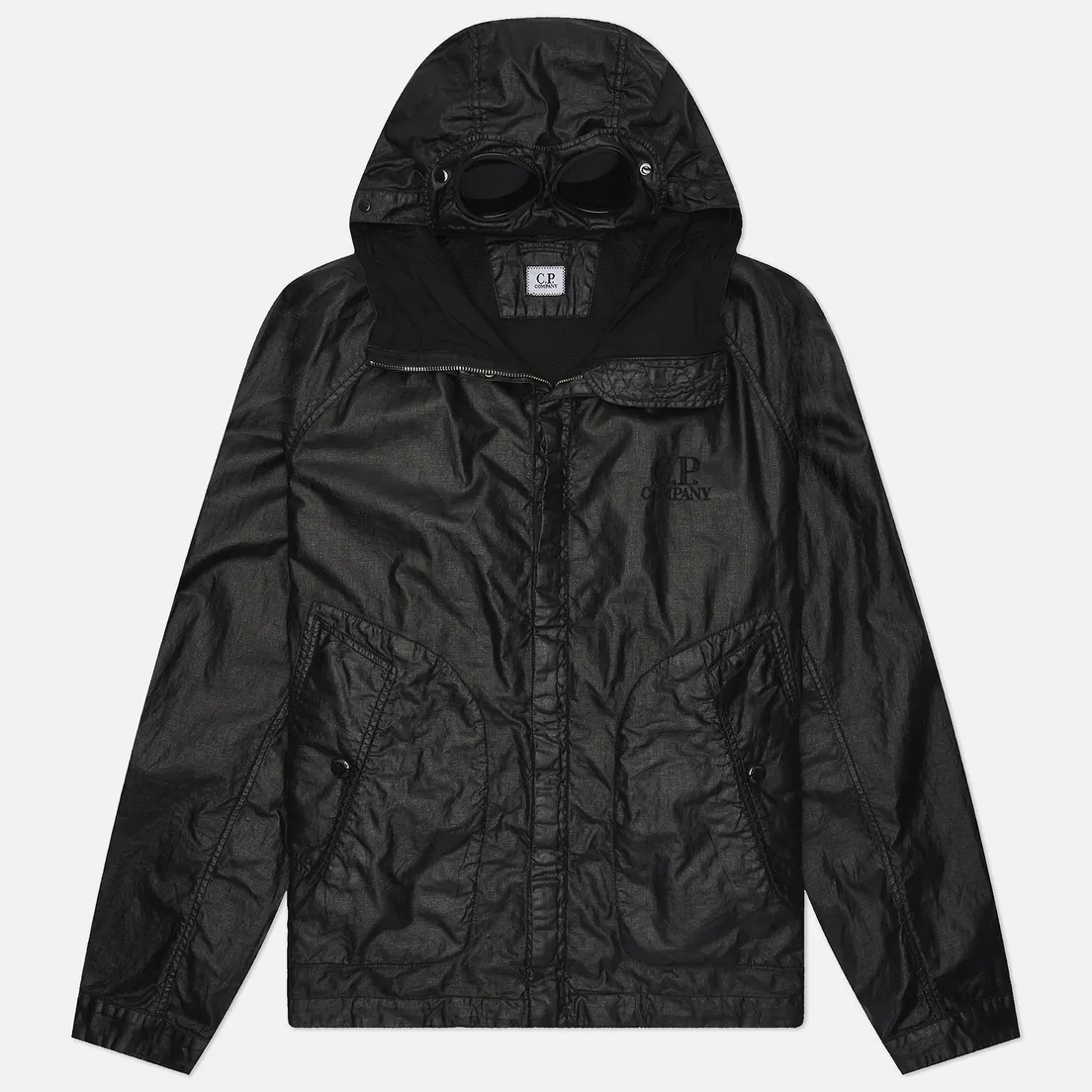 C.P. Company Мужская куртка ветровка Lino Wax Goggle