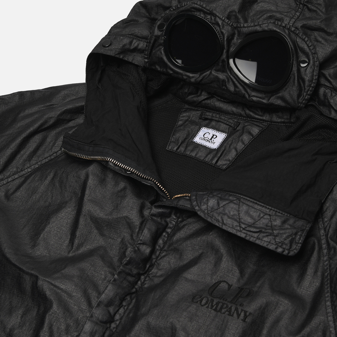 Мужская куртка ветровка C.P. Company Lino Wax Goggle Мужская куртка ветровка C.P. Company Lino Wax Goggle