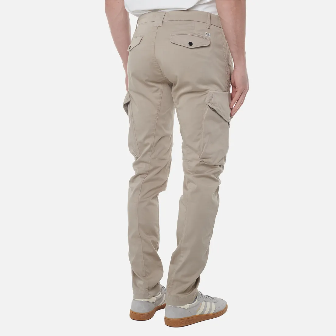 C.P. Company Мужские брюки Sateen Stretch Cargo Lens Side Flap Pockets