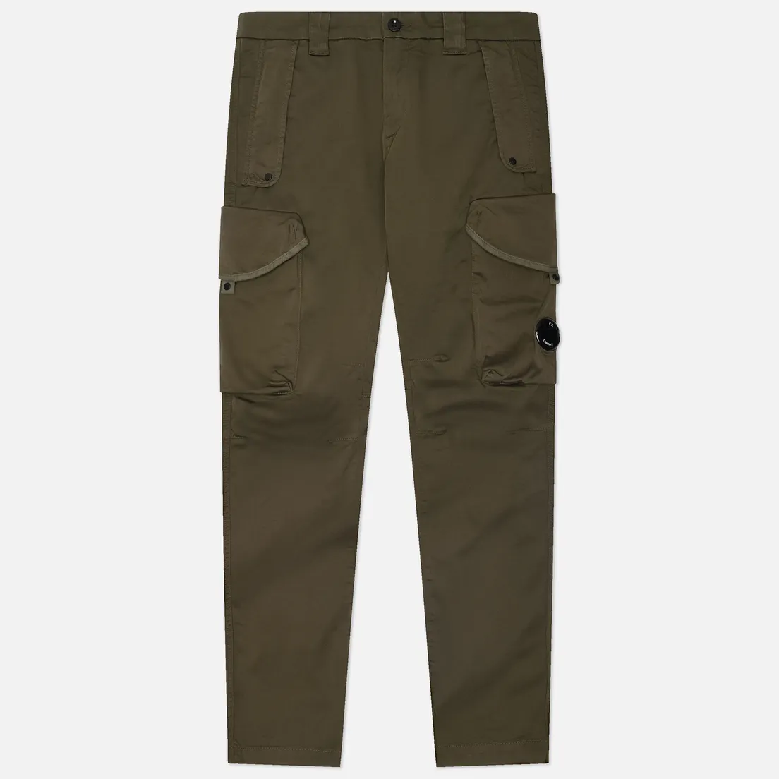 C.P. Company Мужские брюки Sateen Stretch Cargo Lens Side Flap Pockets