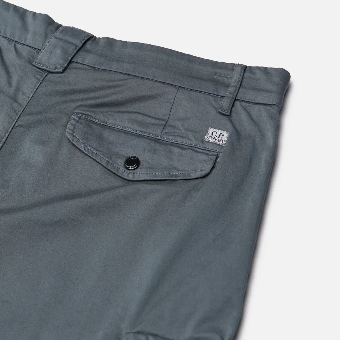 C.P. Company Мужские брюки Sateen Stretch Cargo Lens Side Flap Pockets