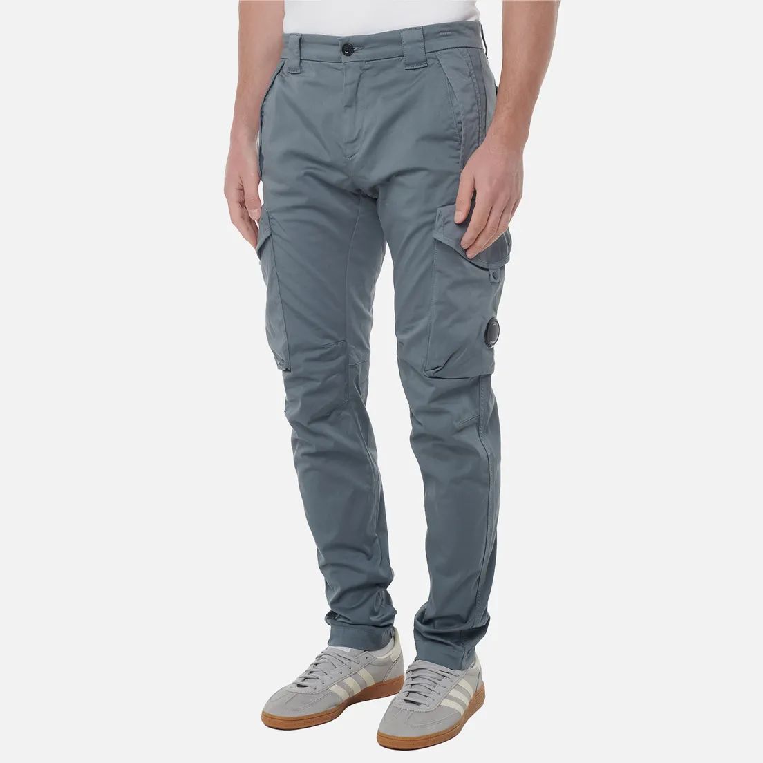 C.P. Company Мужские брюки Sateen Stretch Cargo Lens Side Flap Pockets