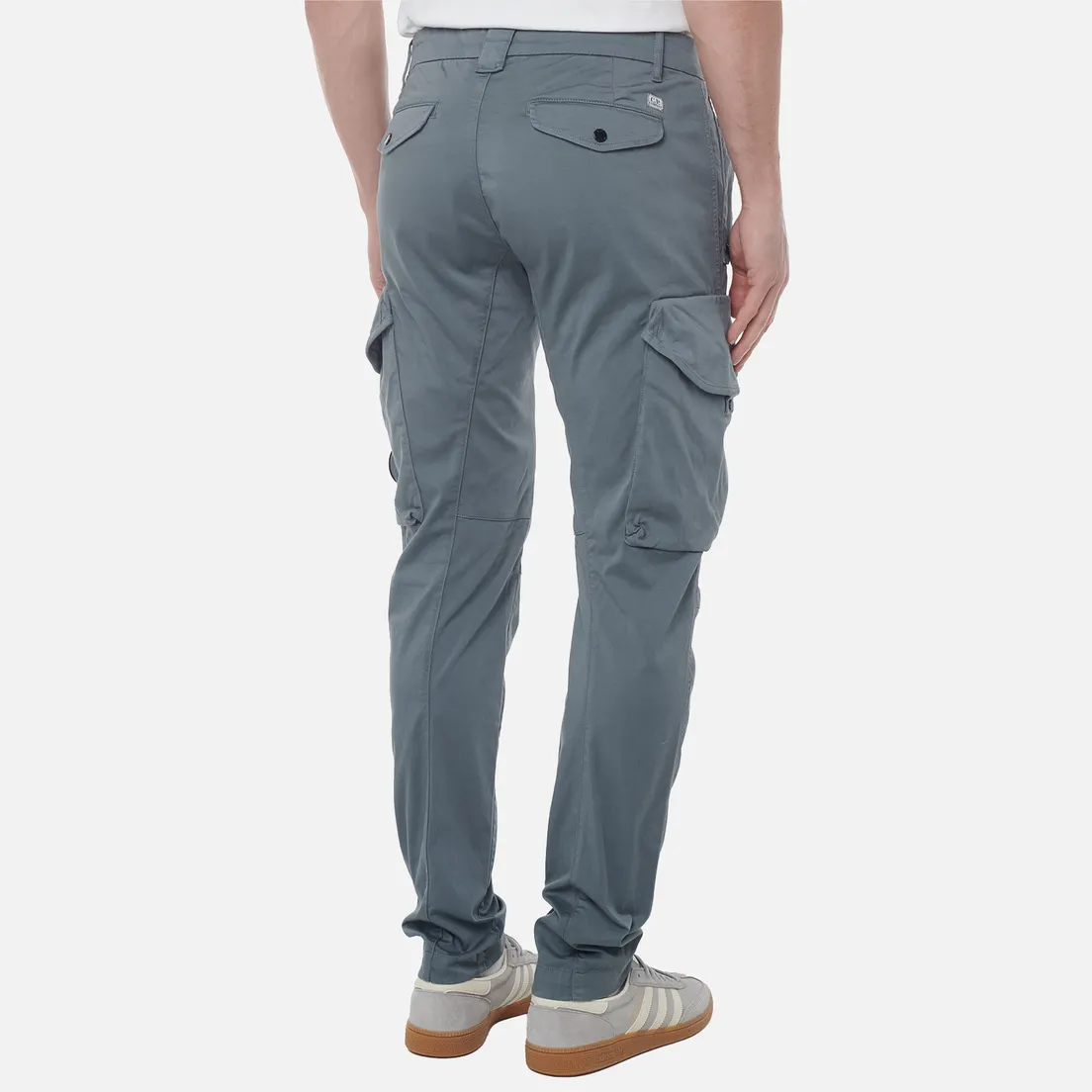C.P. Company Мужские брюки Sateen Stretch Cargo Lens Side Flap Pockets