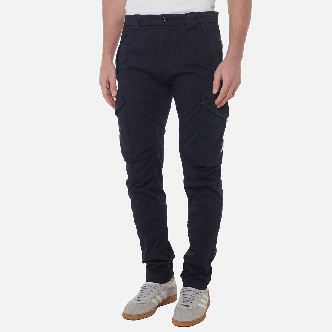 C.P. Company Мужские брюки Sateen Stretch Cargo Lens Side Flap Pockets