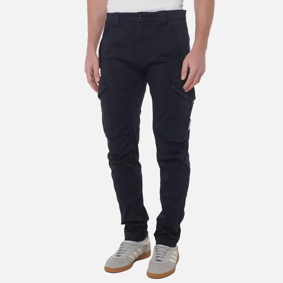 C.P. Company Мужские брюки Sateen Stretch Cargo Lens Side Flap Pockets