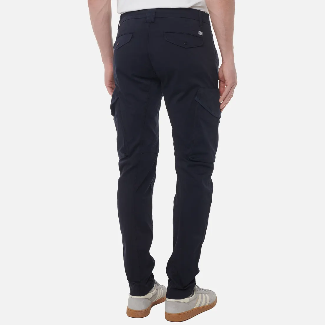 C.P. Company Мужские брюки Sateen Stretch Cargo Lens Side Flap Pockets