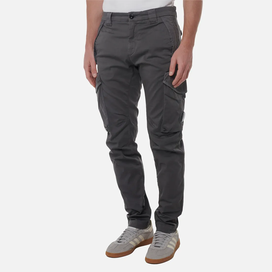 C.P. Company Мужские брюки Sateen Stretch Cargo Lens Side Flap Pockets