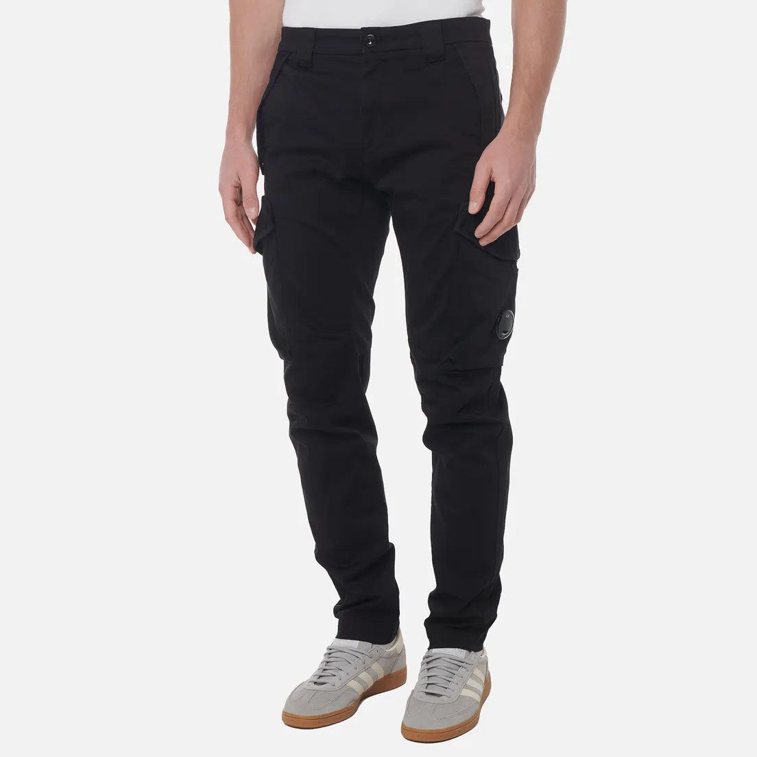 C.P. Company Мужские брюки Sateen Stretch Cargo Lens Side Flap Pockets