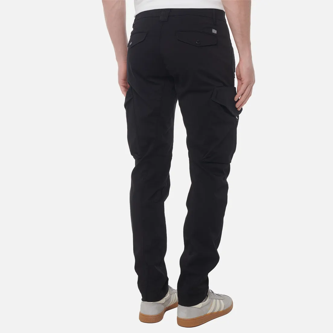 C.P. Company Мужские брюки Sateen Stretch Cargo Lens Side Flap Pockets