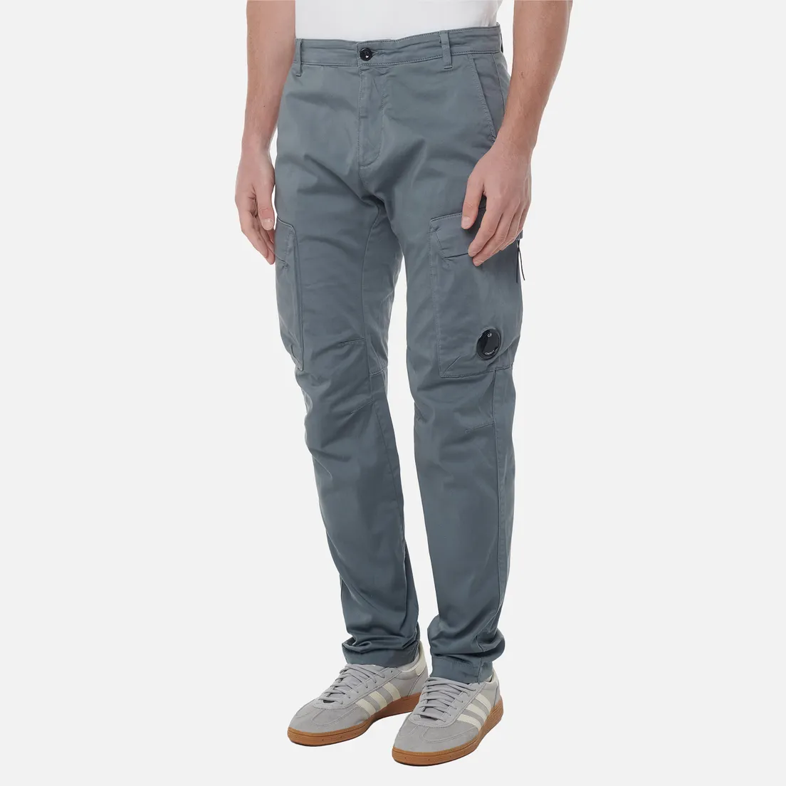 C.P. Company Мужские брюки Stretch Sateen Ergonomic Cargo Side Pockets