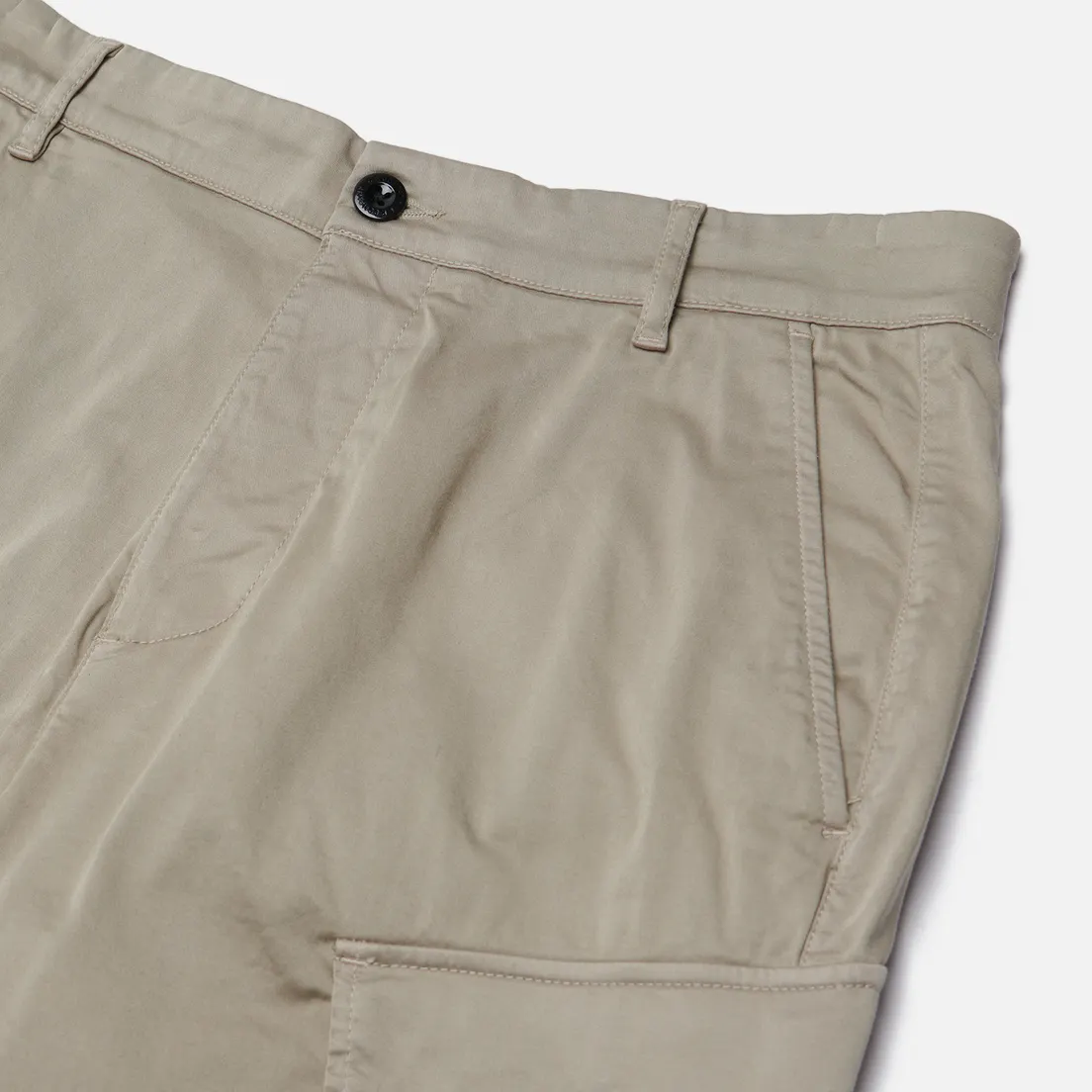 C.P. Company Мужские брюки Stretch Sateen Loose Cargo Side Pockets