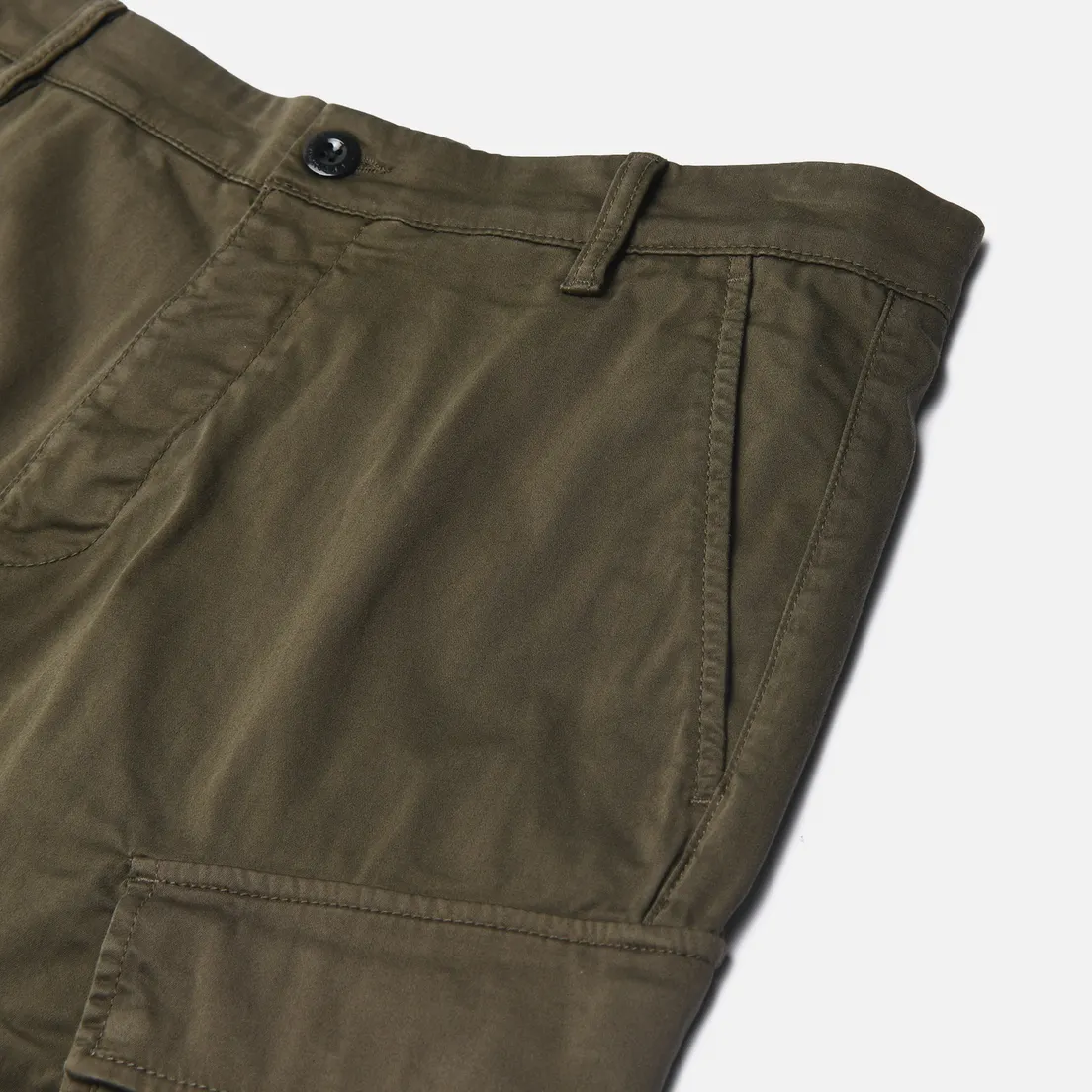 C.P. Company Мужские брюки Stretch Sateen Loose Cargo Side Pockets