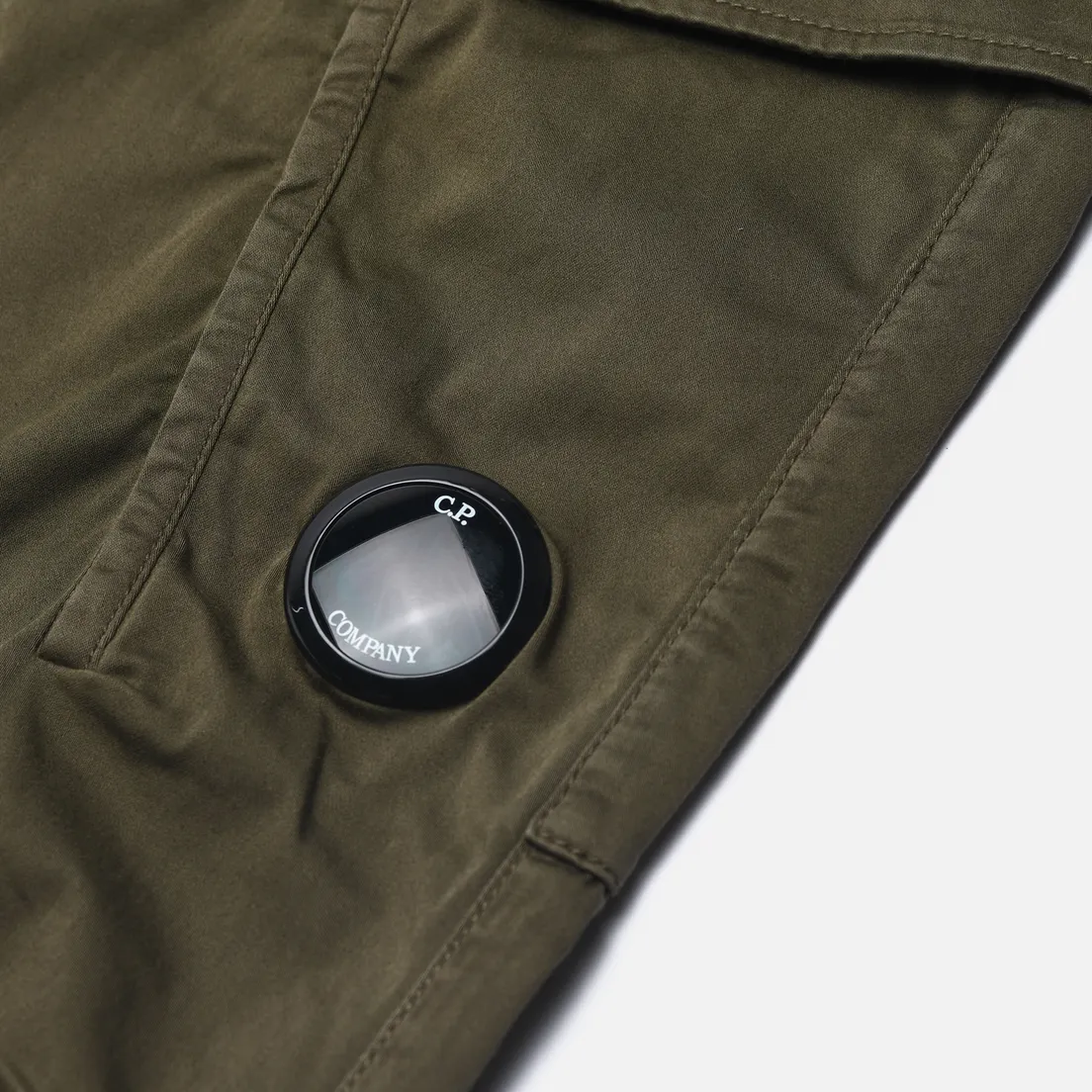 C.P. Company Мужские брюки Stretch Sateen Loose Cargo Side Pockets