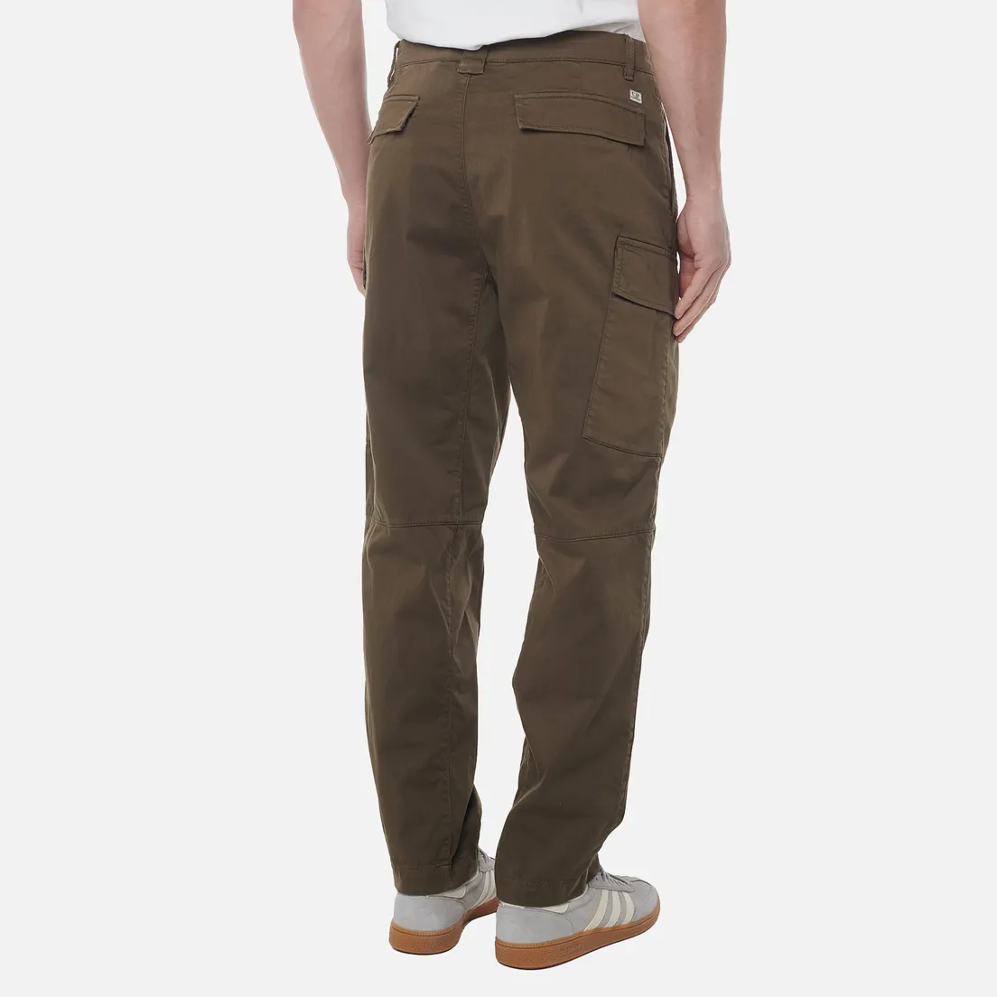 C.P. Company Мужские брюки Stretch Sateen Loose Cargo Side Pockets