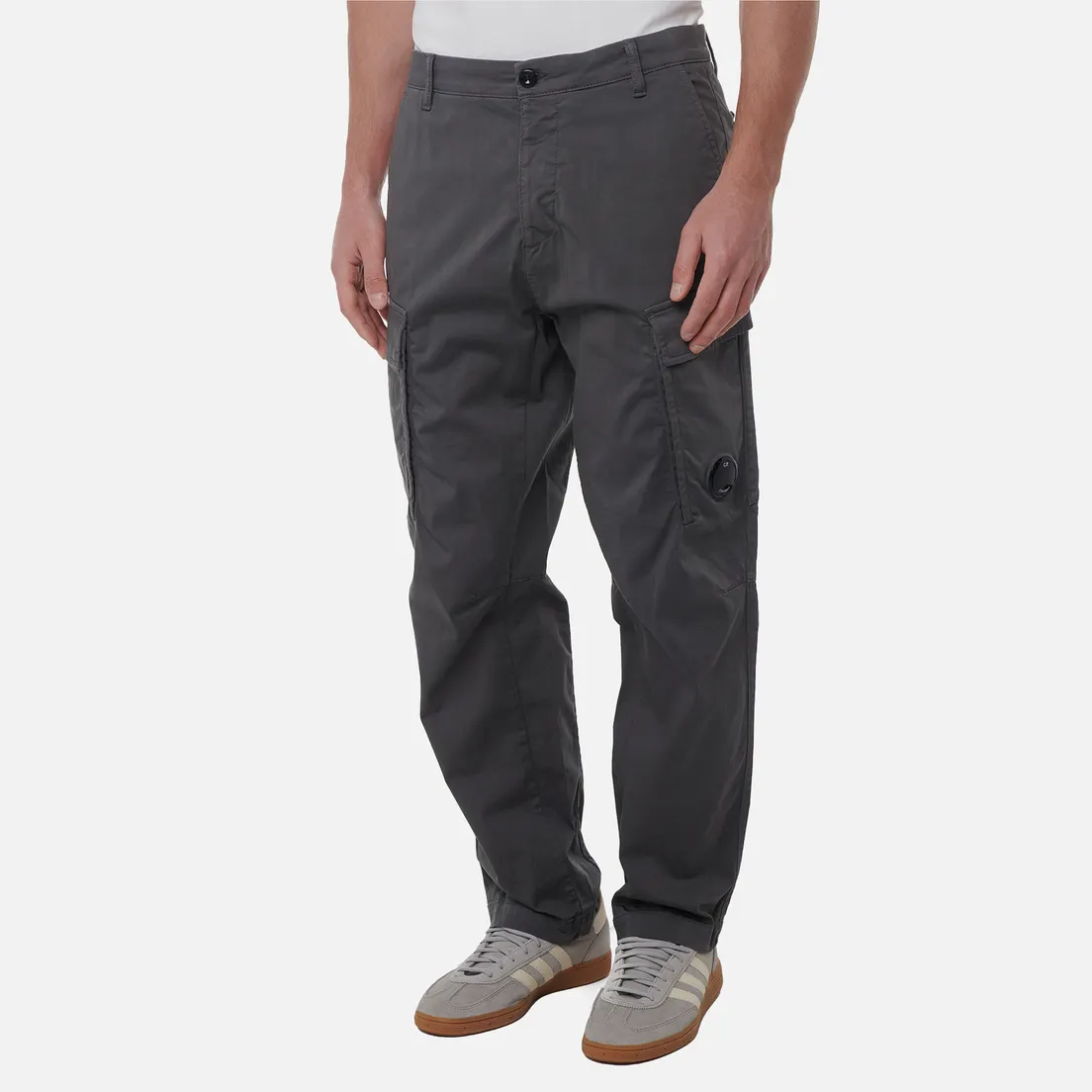 C.P. Company Мужские брюки Stretch Sateen Loose Cargo Side Pockets
