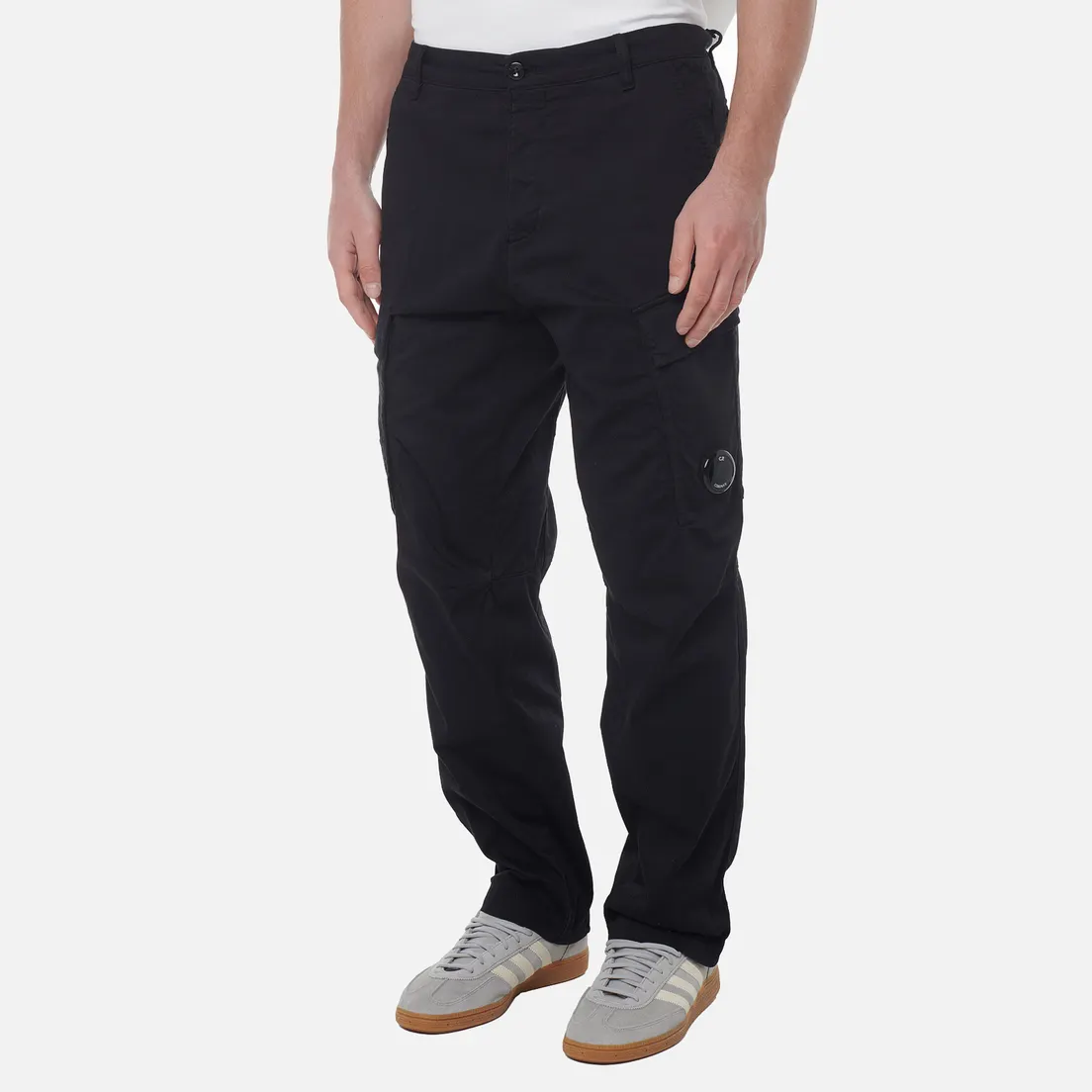 C.P. Company Мужские брюки Stretch Sateen Loose Cargo Side Pockets