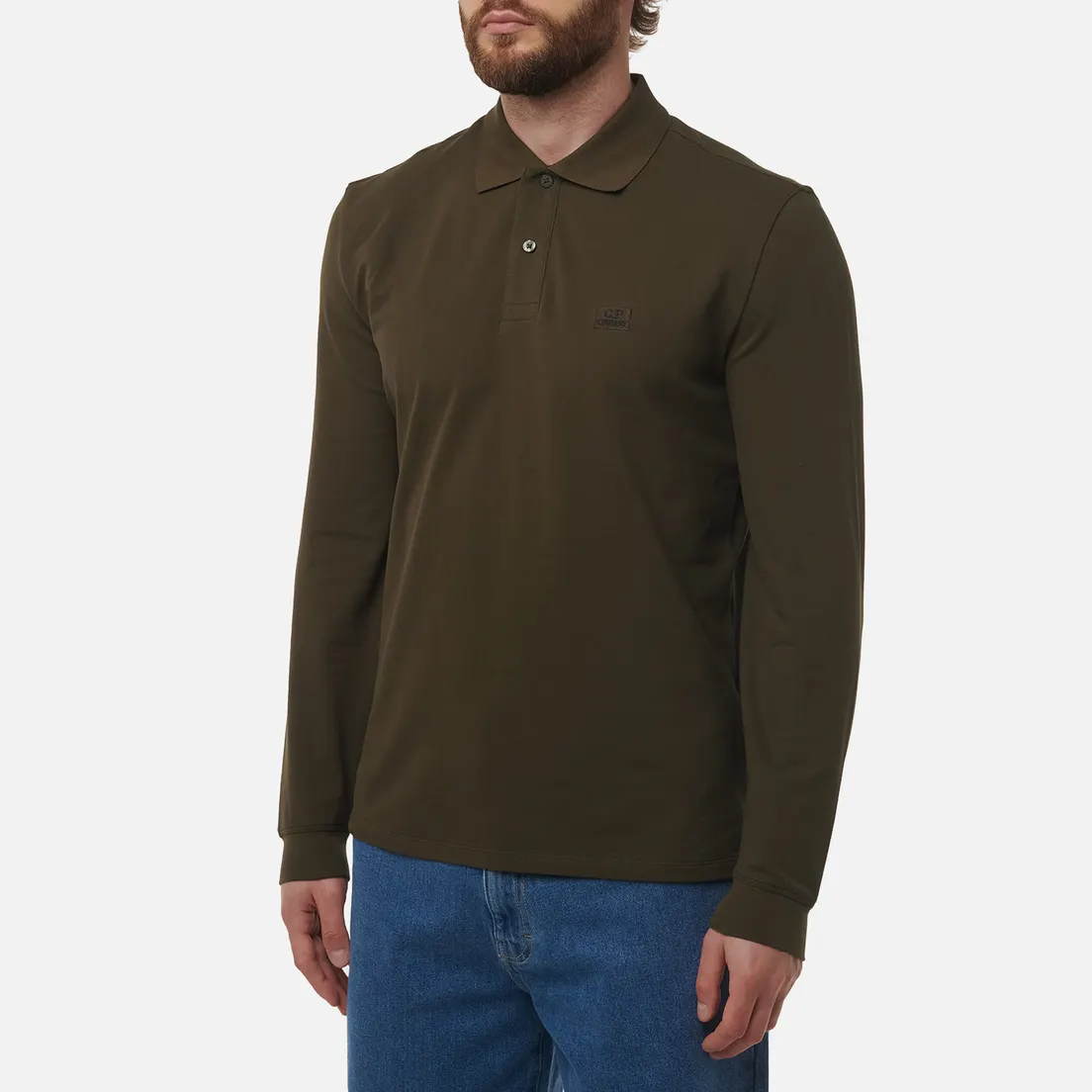 C.P. Company Мужской лонгслив Stretch Piquet