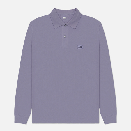   Brandshop Мужской лонгслив C.P. Company Stretch Piquet, цвет фиолетовый, размер S