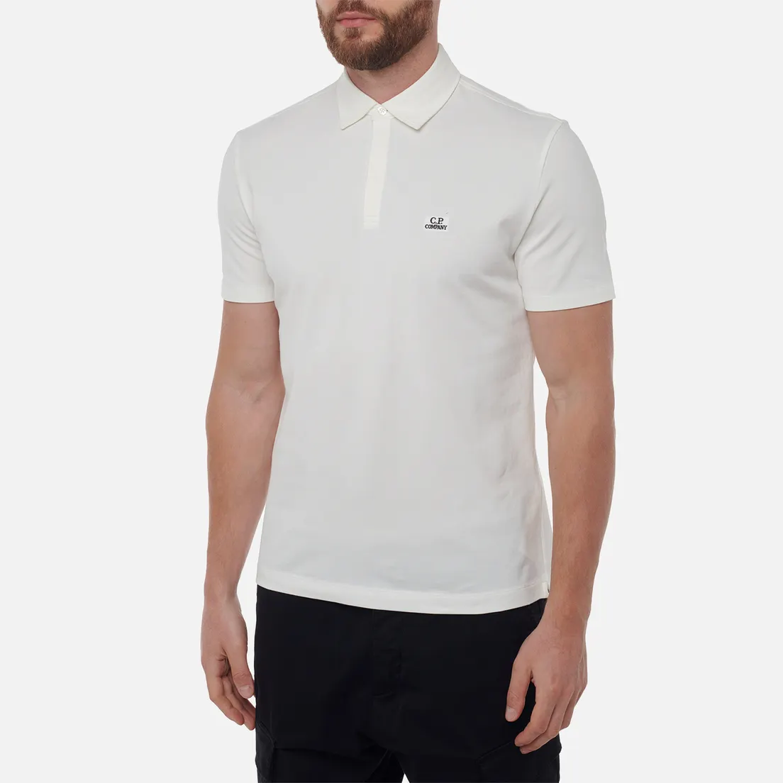 C.P. Company Мужское поло Stretch Piquet Logo Regular Fit