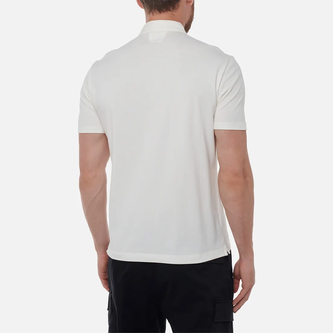 C.P. Company Мужское поло Stretch Piquet Logo Regular Fit