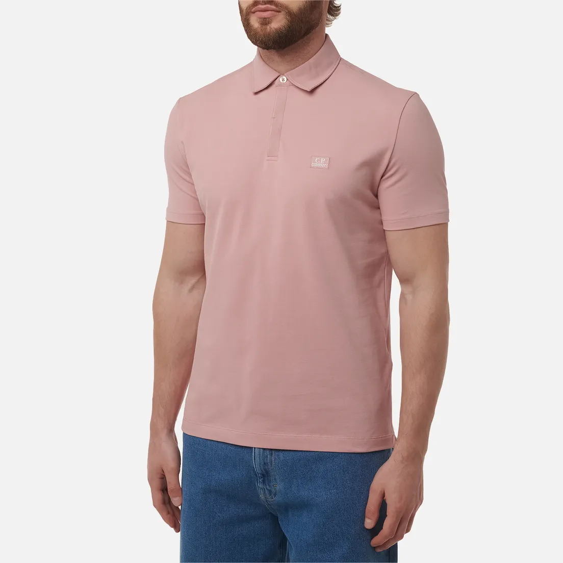 C.P. Company Мужское поло Stretch Piquet Logo Regular Fit