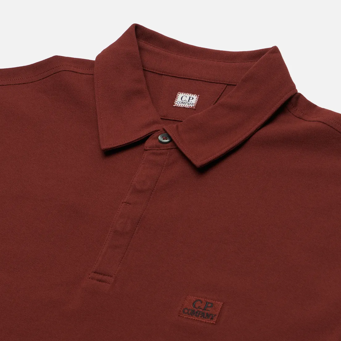 C.P. Company Мужское поло Stretch Piquet Logo Regular Fit