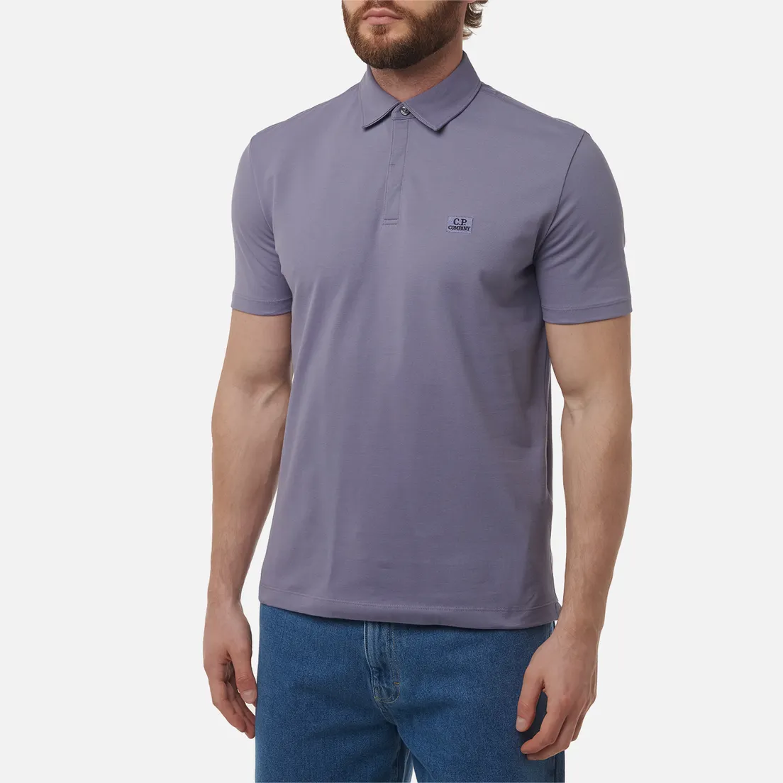 C.P. Company Мужское поло Stretch Piquet Logo Regular Fit