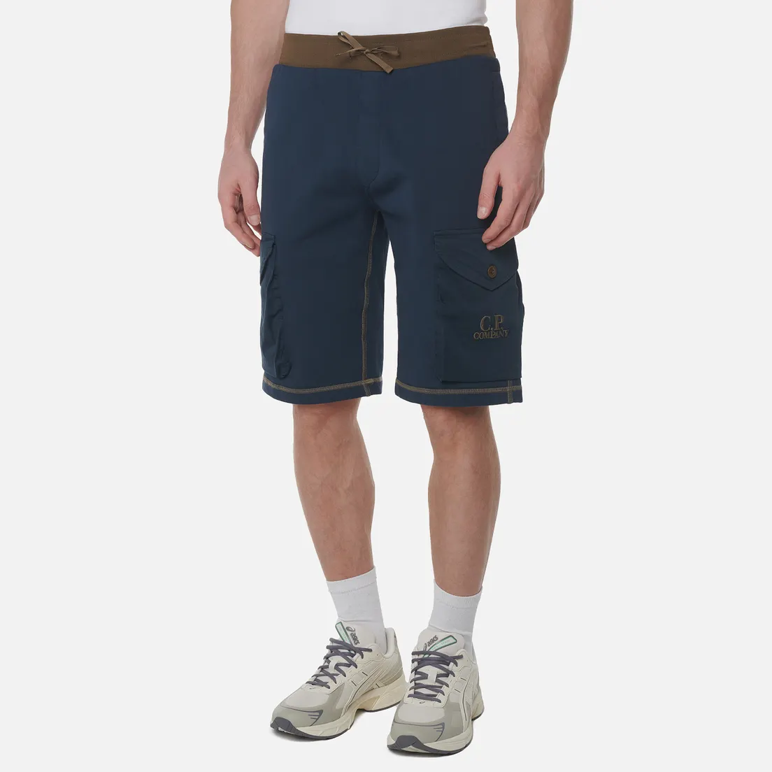 C.P. Company Мужские шорты Diagonal Fleece Mixed Cargo Regular Fit