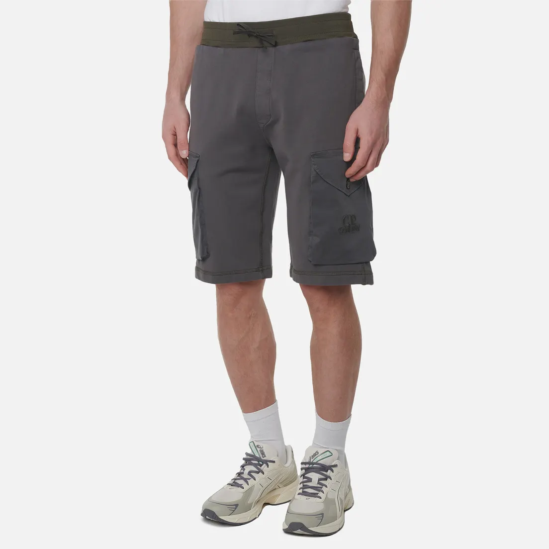 C.P. Company Мужские шорты Diagonal Fleece Mixed Cargo Regular Fit